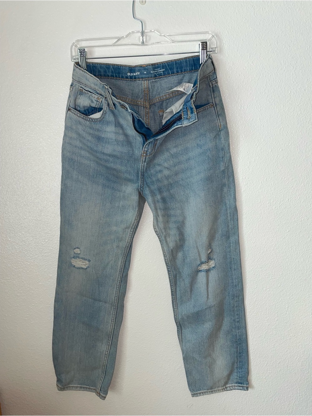 Old Navy Light Wash Relaxed Fit Kids Jeans